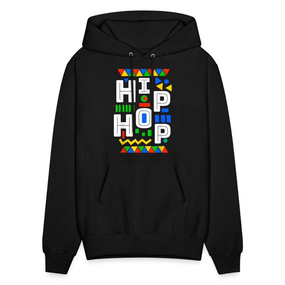 80s HipHop Men's Hoodie - black