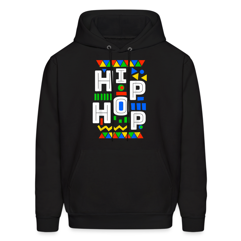 80s HipHop Men's Hoodie - black