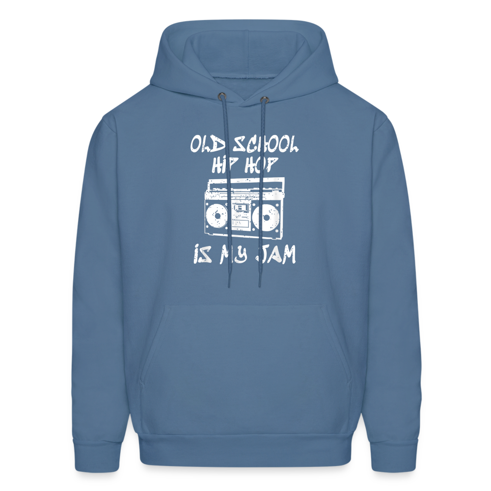 Old School Hip Hop Hoodie - denim blue