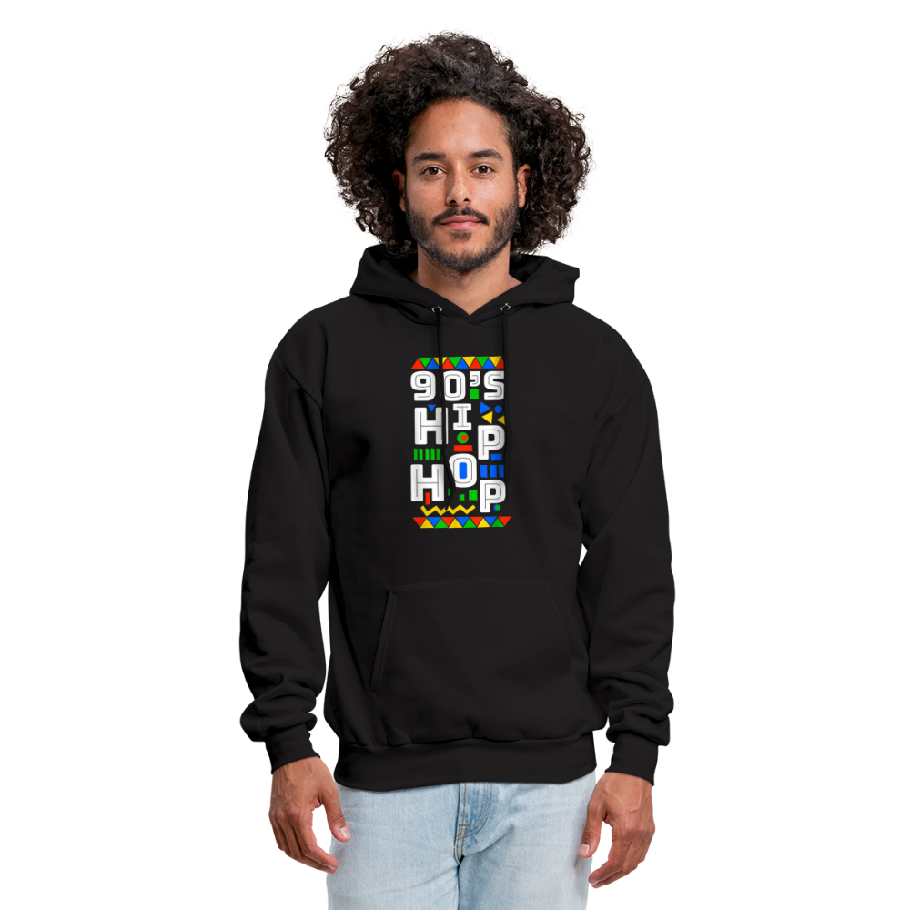 90s Hip Hop Hoodie - black