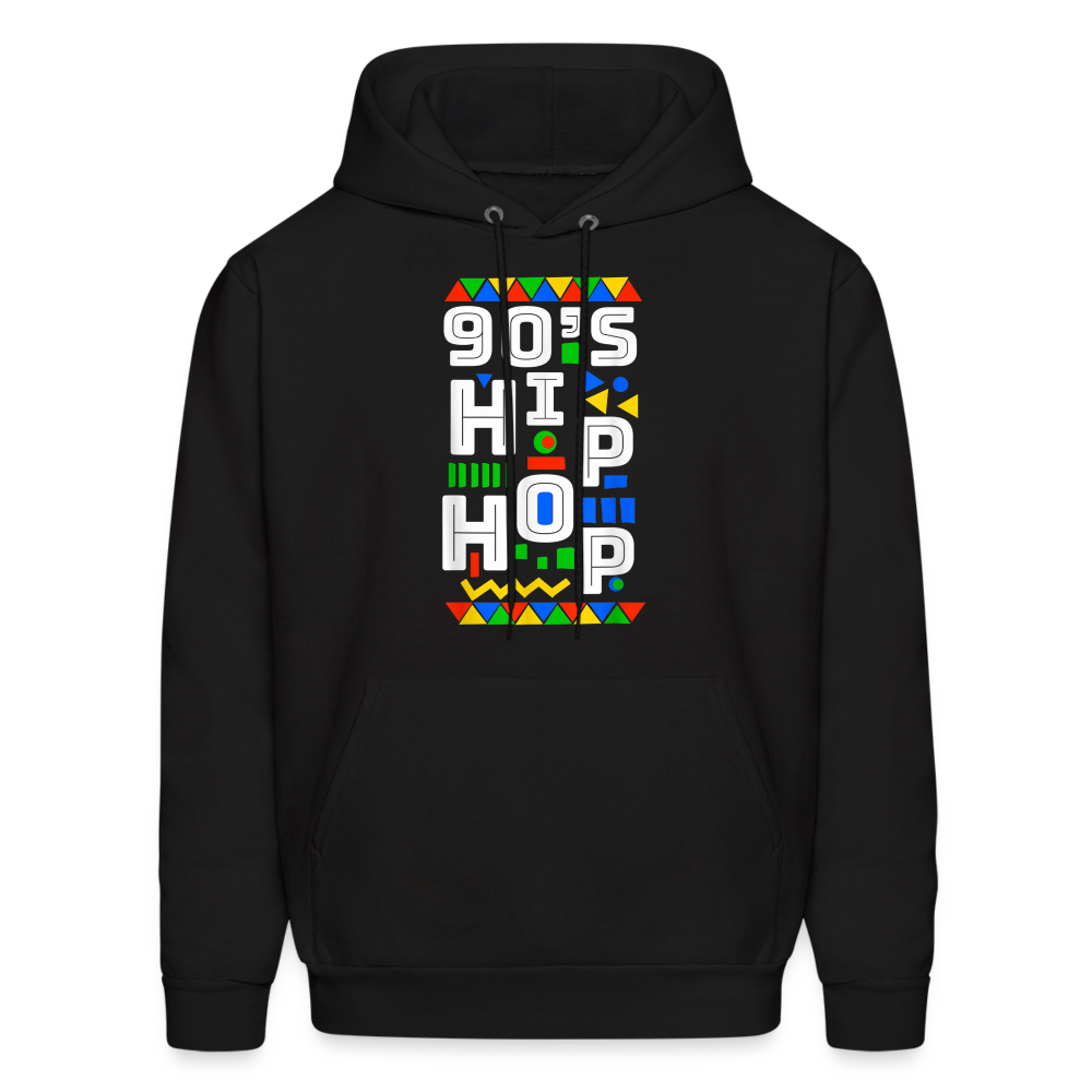 90s Hip Hop Hoodie - black