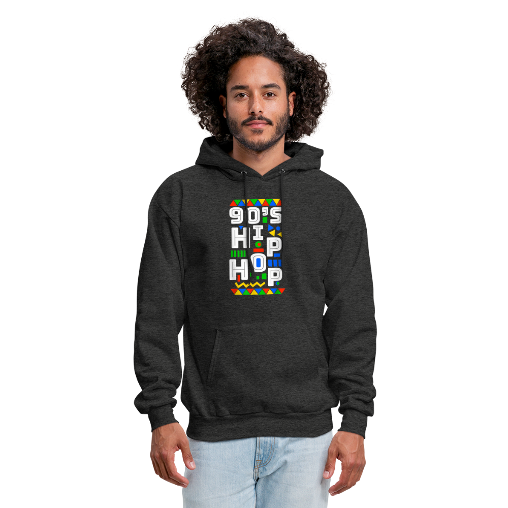 90s Hip Hop Hoodie - charcoal grey