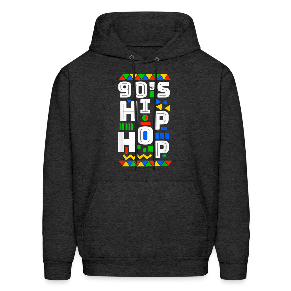 90s Hip Hop Hoodie - charcoal grey