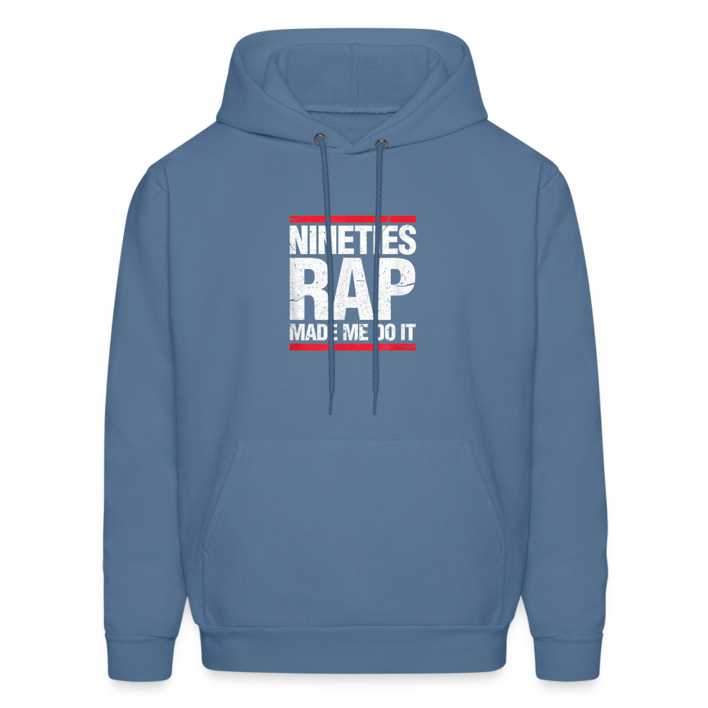 90s Rap Hoodie - denim blue