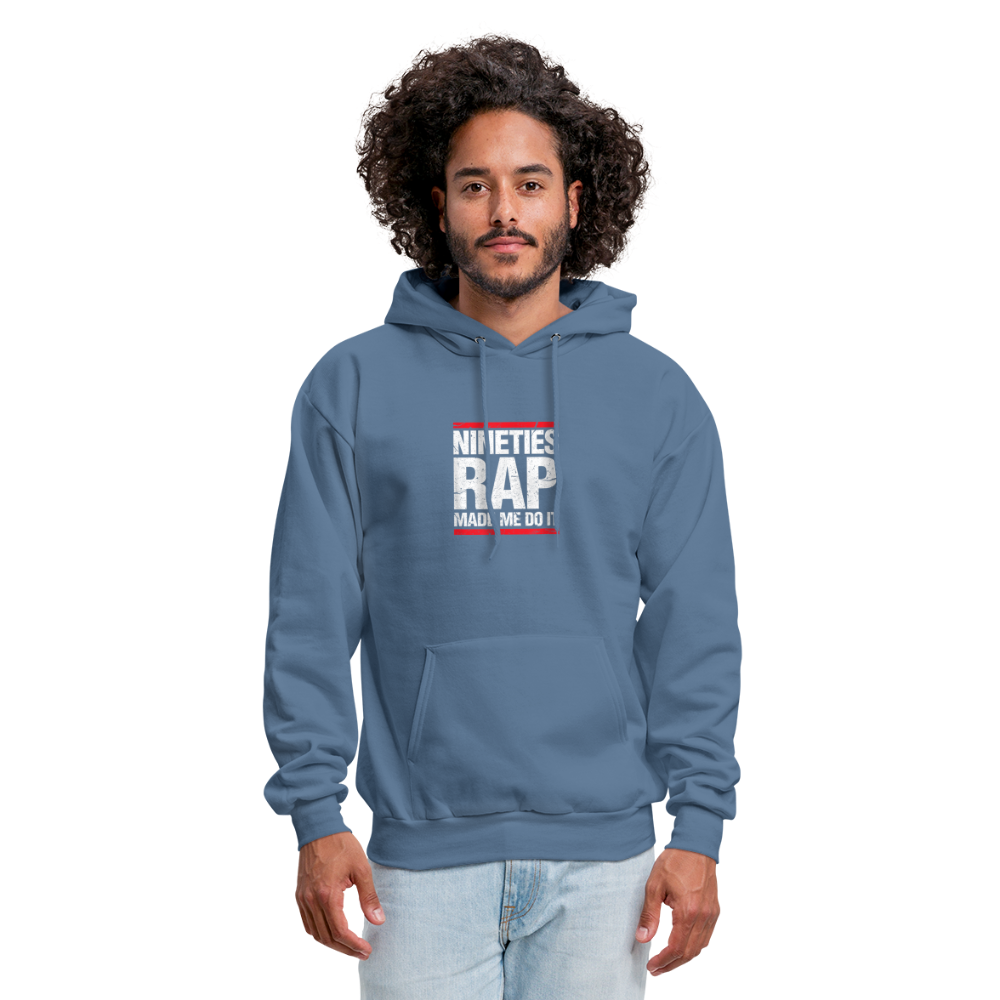 90s Rap Hoodie - denim blue