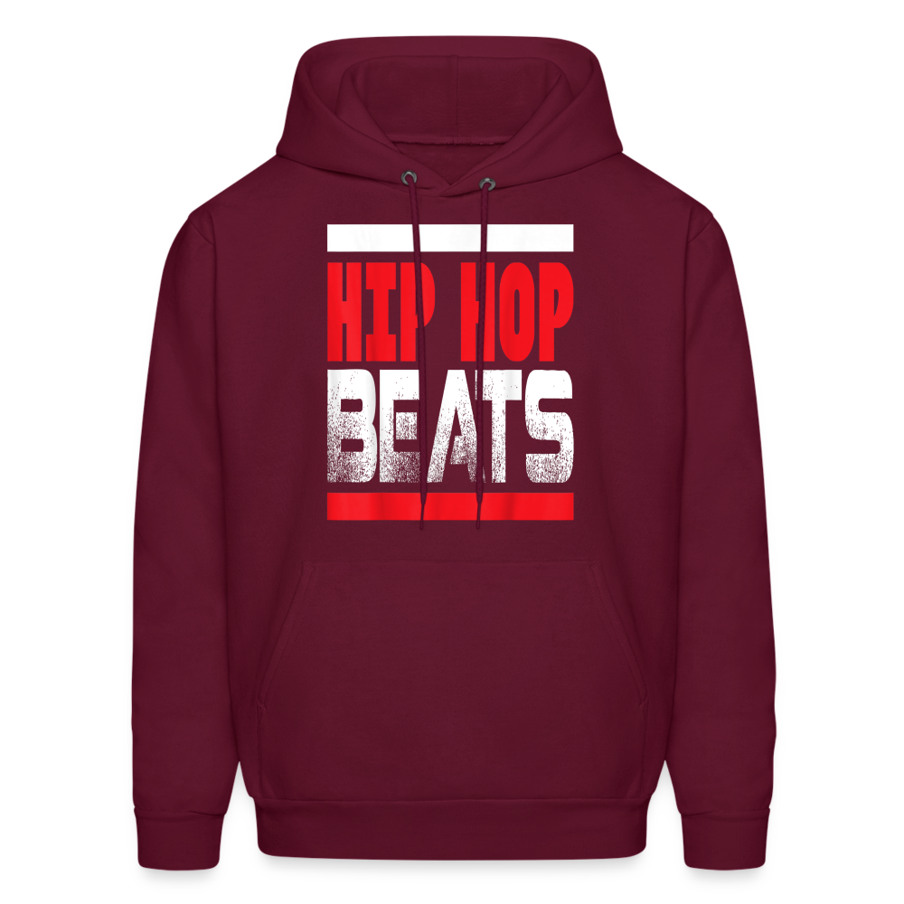 Hip Hop Beats Hoodie - burgundy