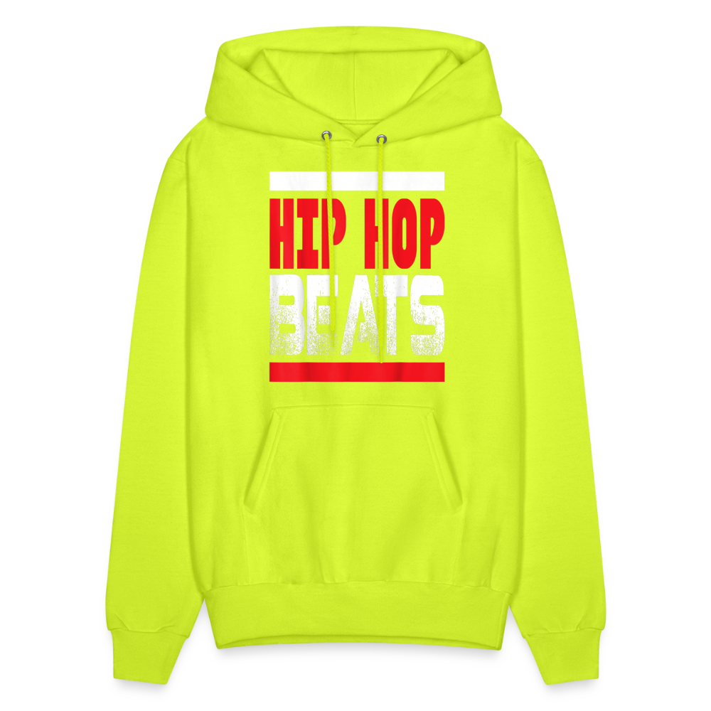 Hip Hop Beats Hoodie - safety green