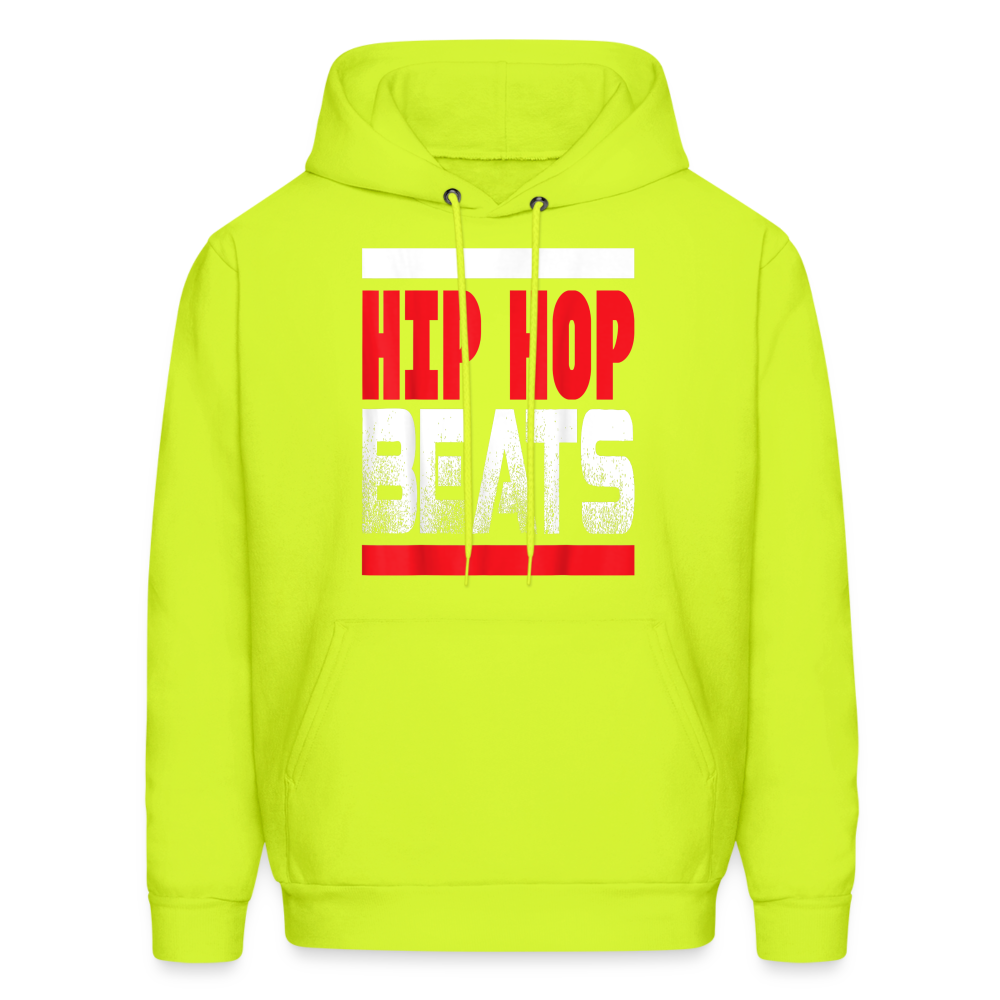 Hip Hop Beats Hoodie - safety green