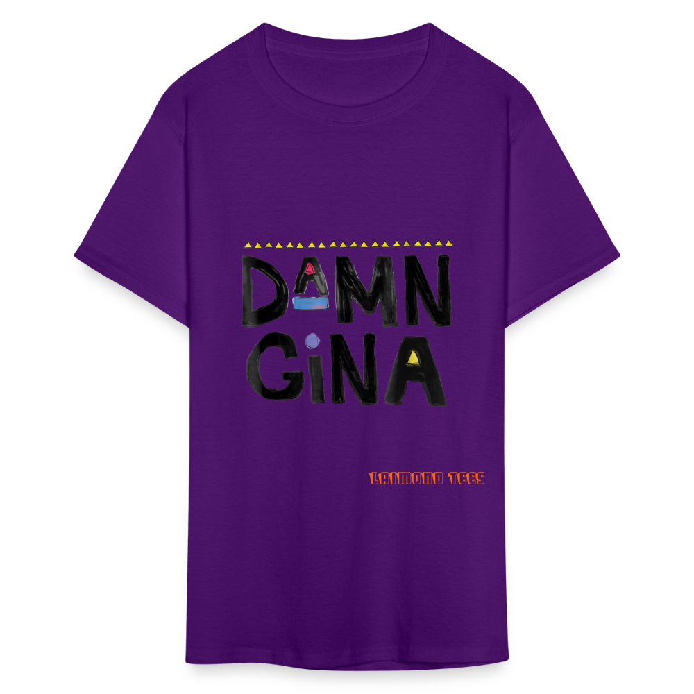 Damn Gina Unisex Classic T-Shirt - purple