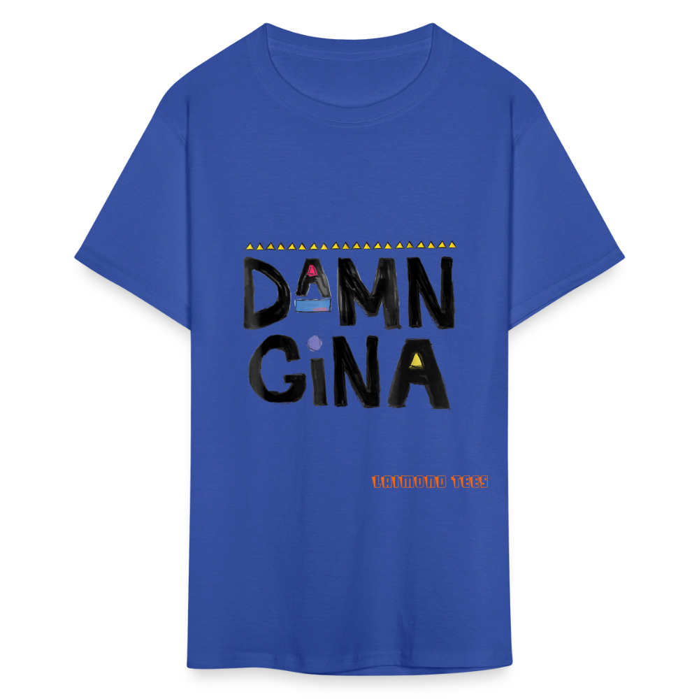 Damn Gina Unisex Classic T-Shirt - royal blue