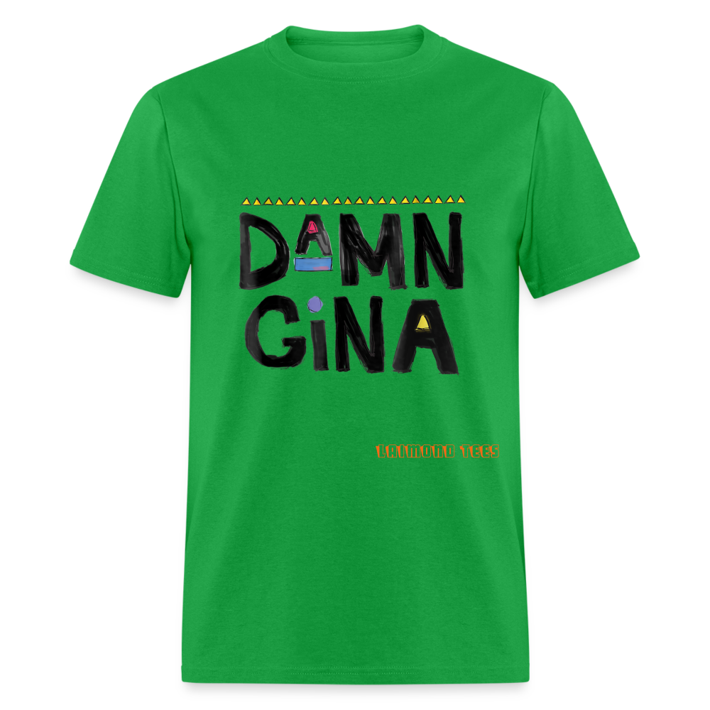Damn Gina Unisex Classic T-Shirt - bright green