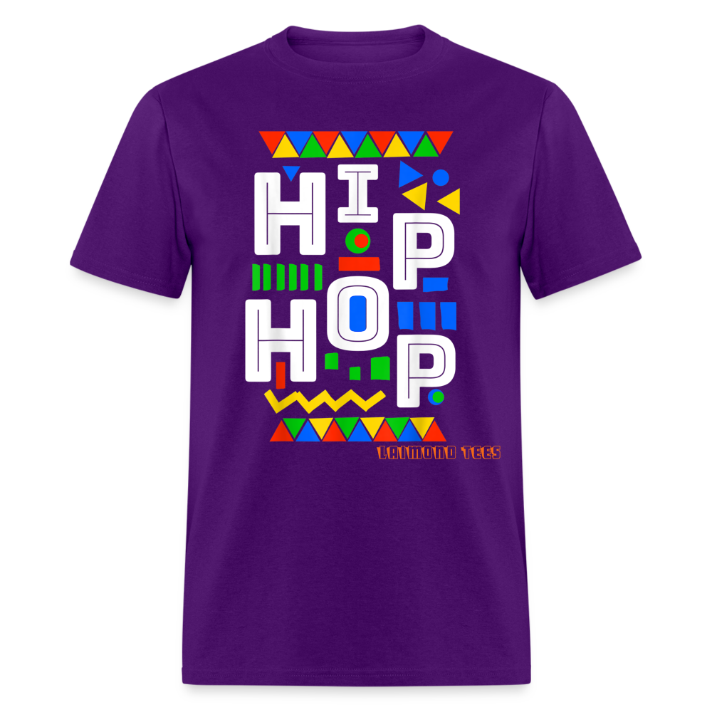 80s Hip Hop Unisex Classic T-Shirt - purple