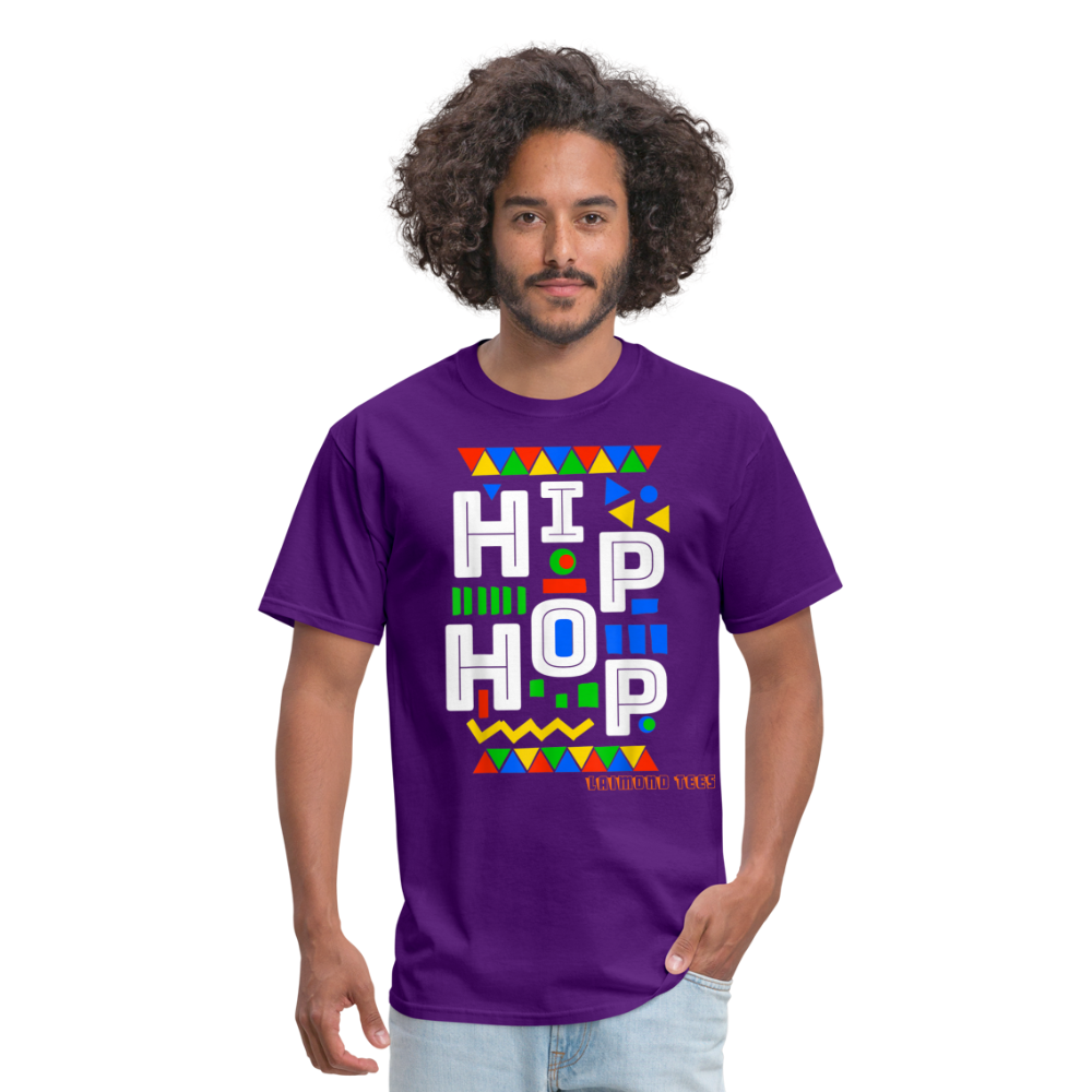 80s Hip Hop Unisex Classic T-Shirt - purple