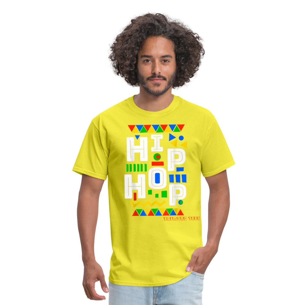 80s Hip Hop Unisex Classic T-Shirt - yellow