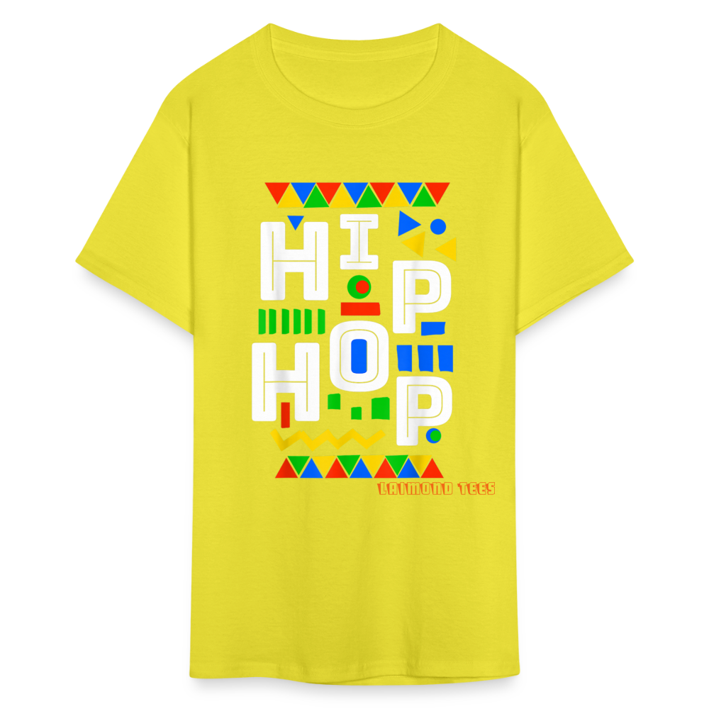 80s Hip Hop Unisex Classic T-Shirt - yellow
