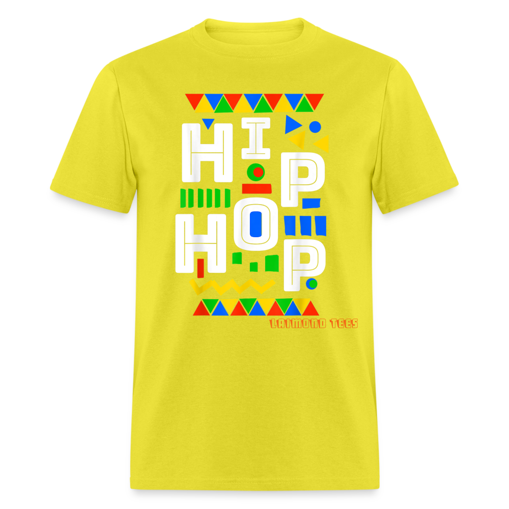 80s Hip Hop Unisex Classic T-Shirt - yellow