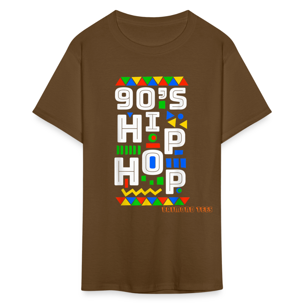 90s Hip Hop Unisex Classic T-Shirt - brown