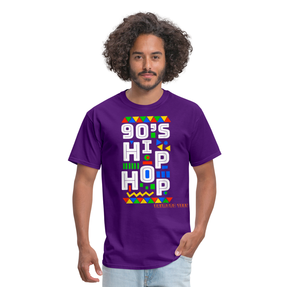 90s Hip Hop Unisex Classic T-Shirt - purple