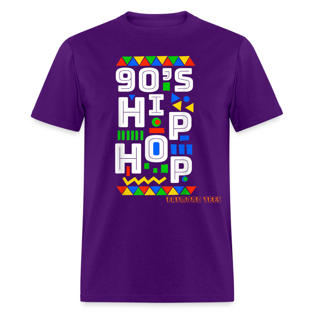 90s Hip Hop Unisex Classic T-Shirt - purple