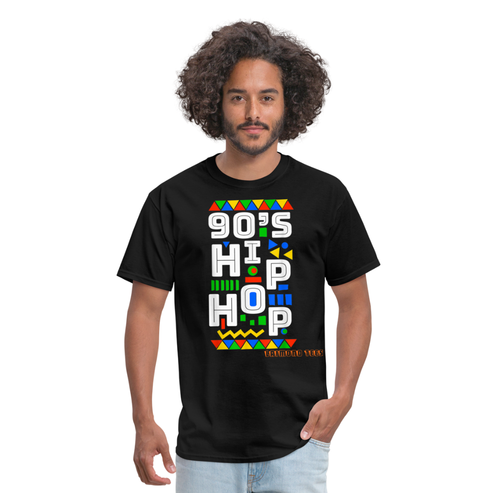 90s Hip Hop Unisex Classic T-Shirt - black