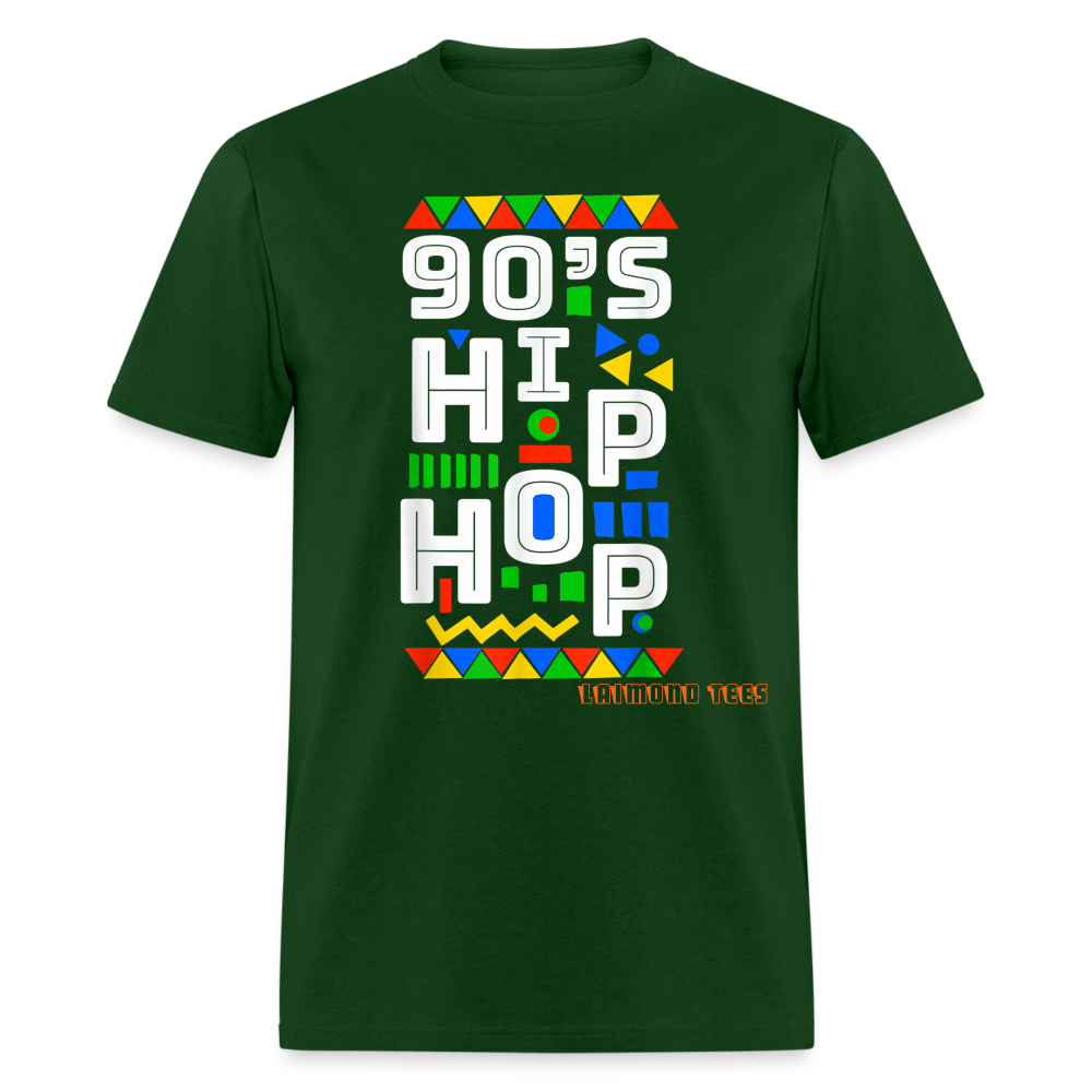 90s Hip Hop Unisex Classic T-Shirt - forest green