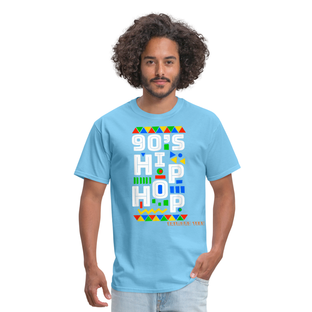 90s Hip Hop Unisex Classic T-Shirt - aquatic blue