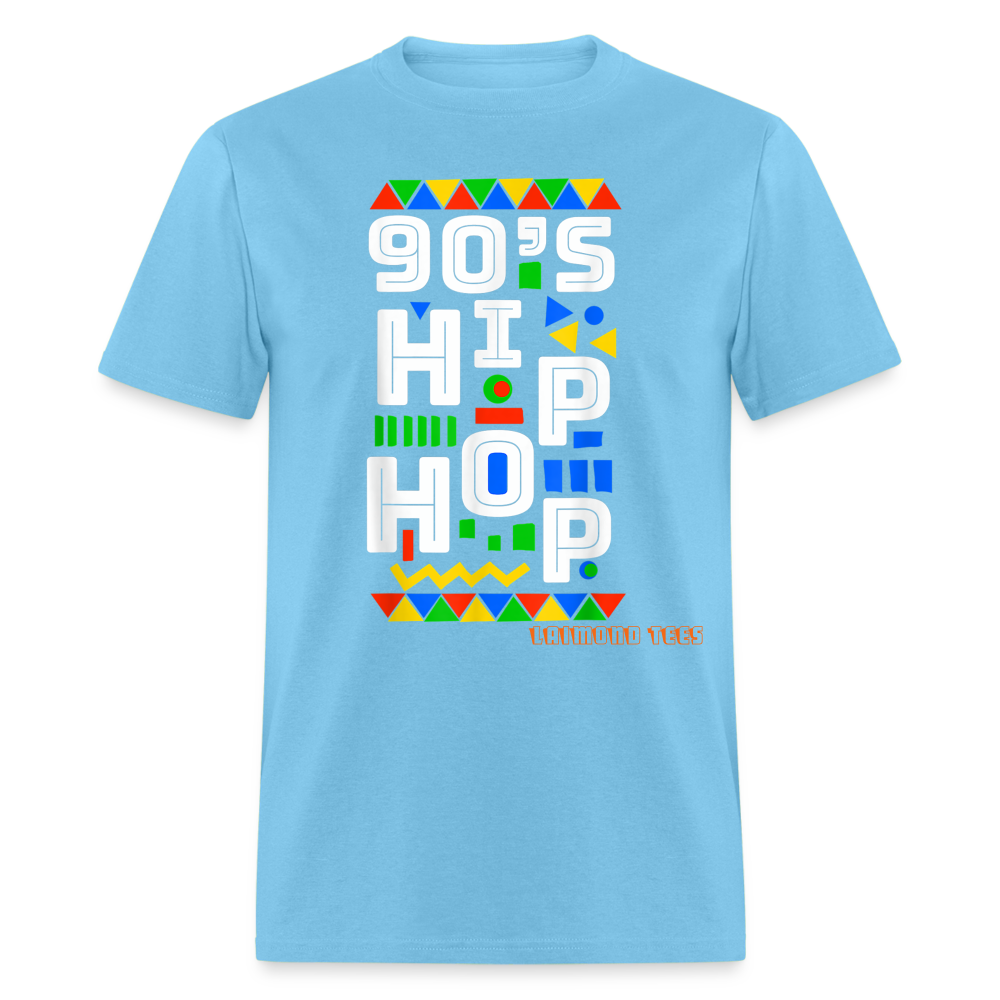90s Hip Hop Unisex Classic T-Shirt - aquatic blue