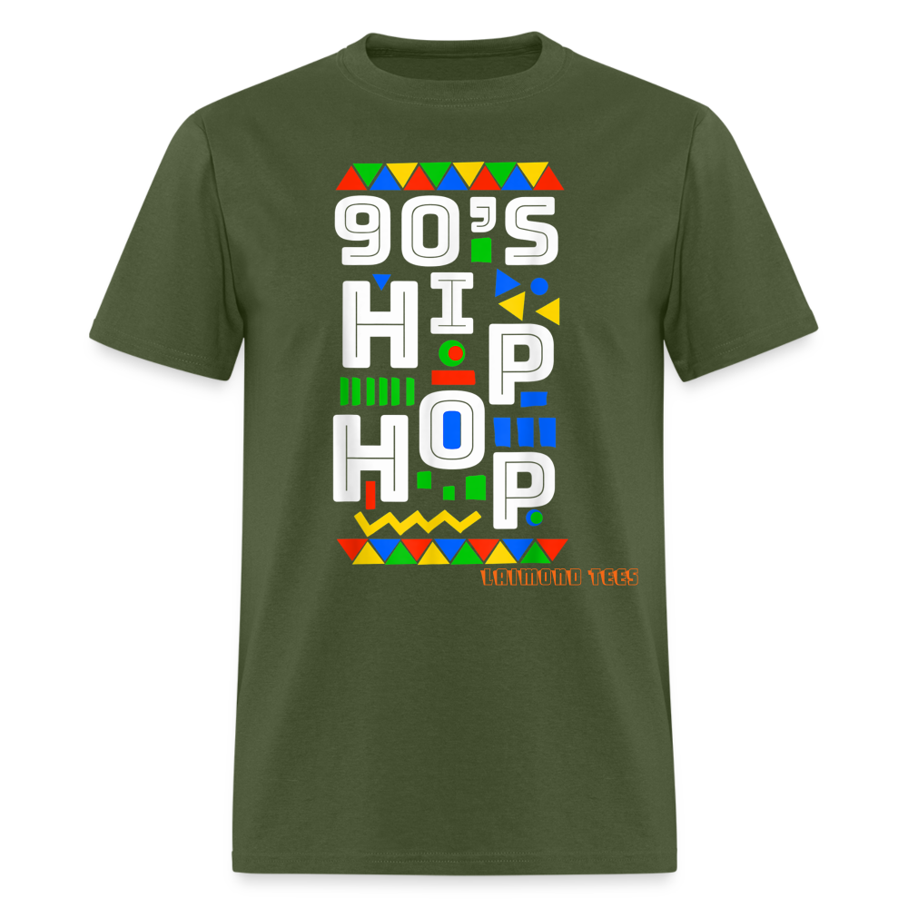 90s Hip Hop Unisex Classic T-Shirt - military green