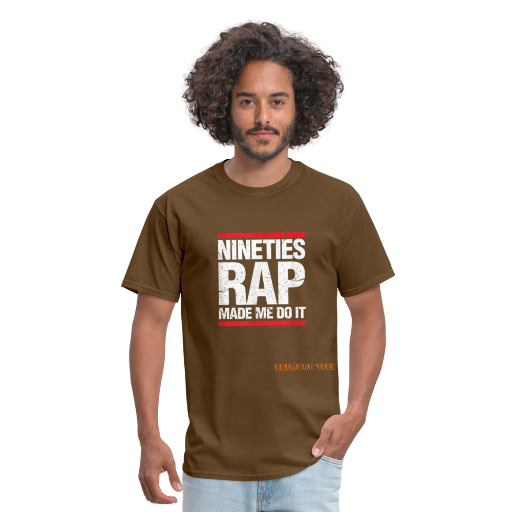Nineties Rap Unisex Classic T-Shirt - brown