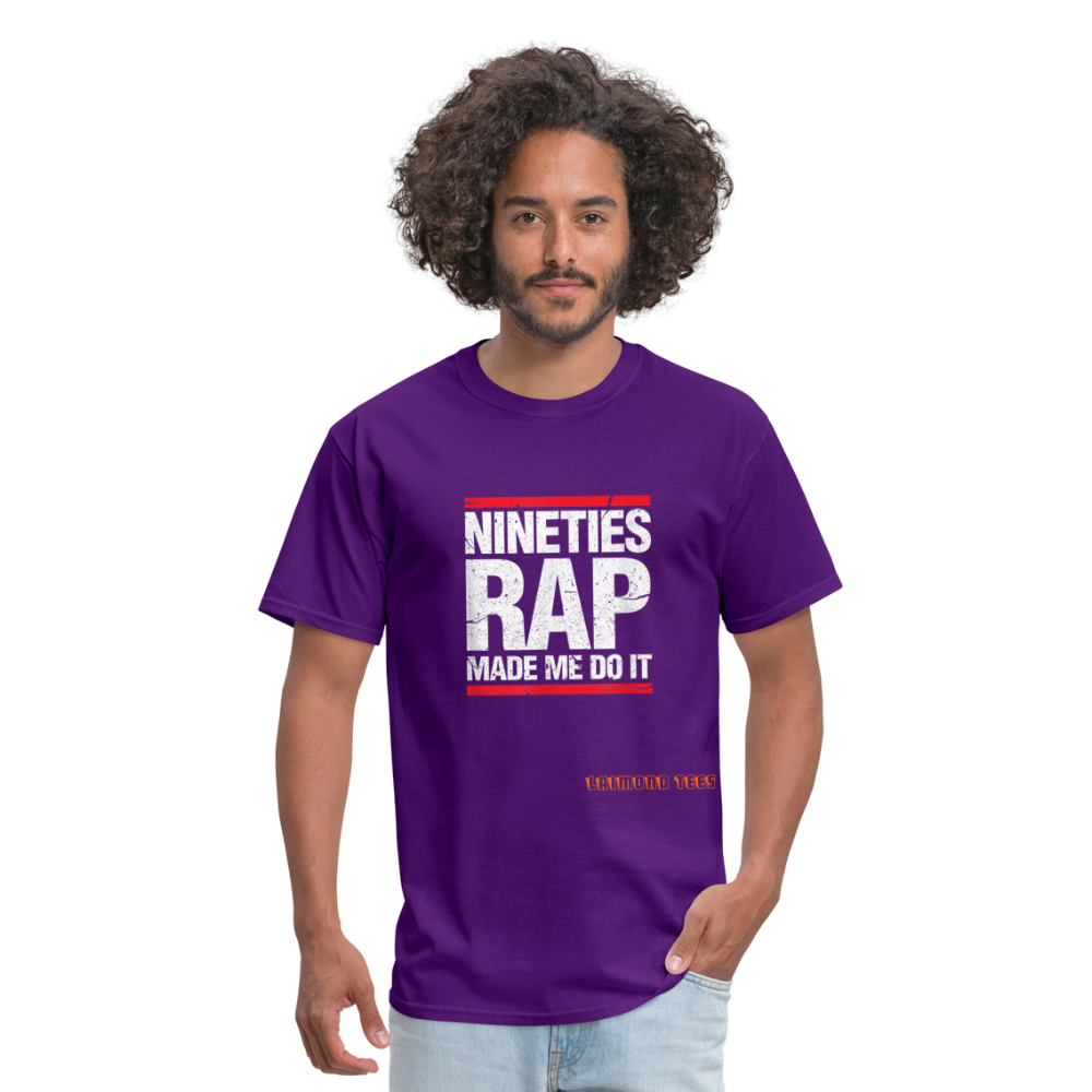 Nineties Rap Unisex Classic T-Shirt - purple