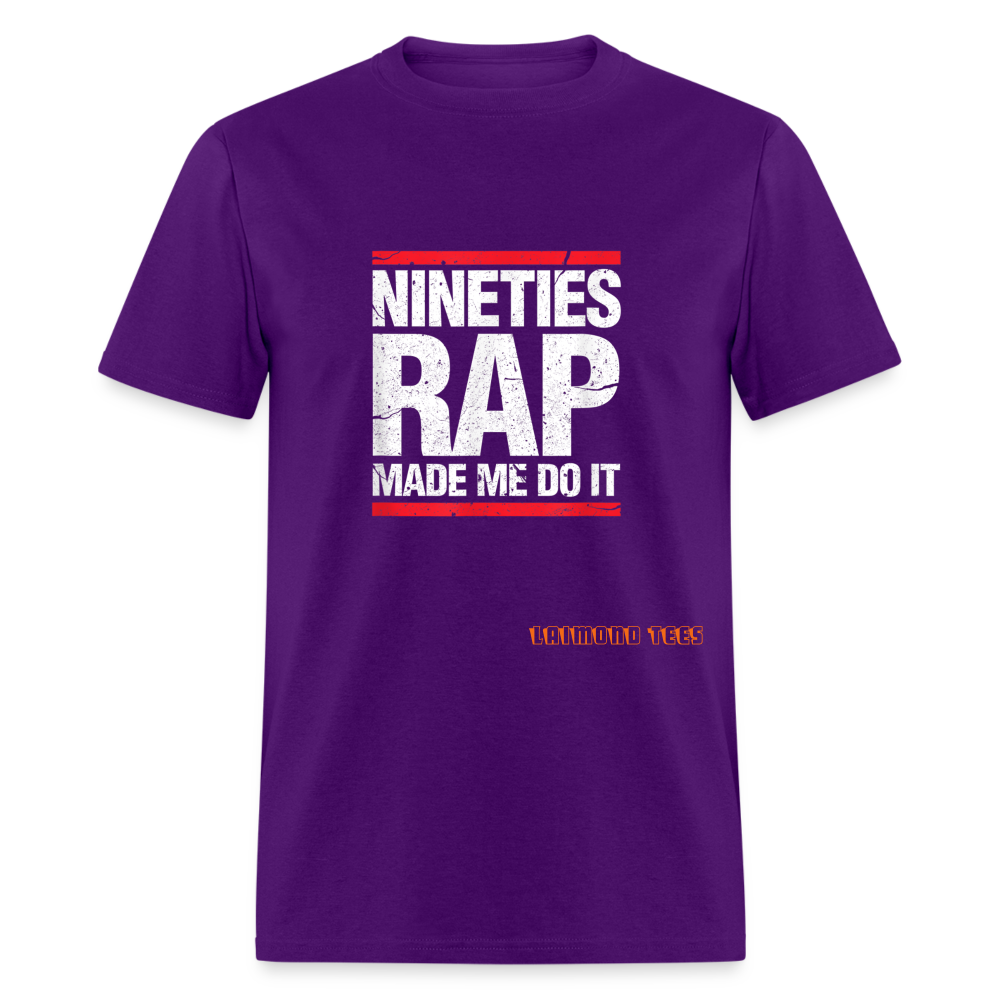 Nineties Rap Unisex Classic T-Shirt - purple