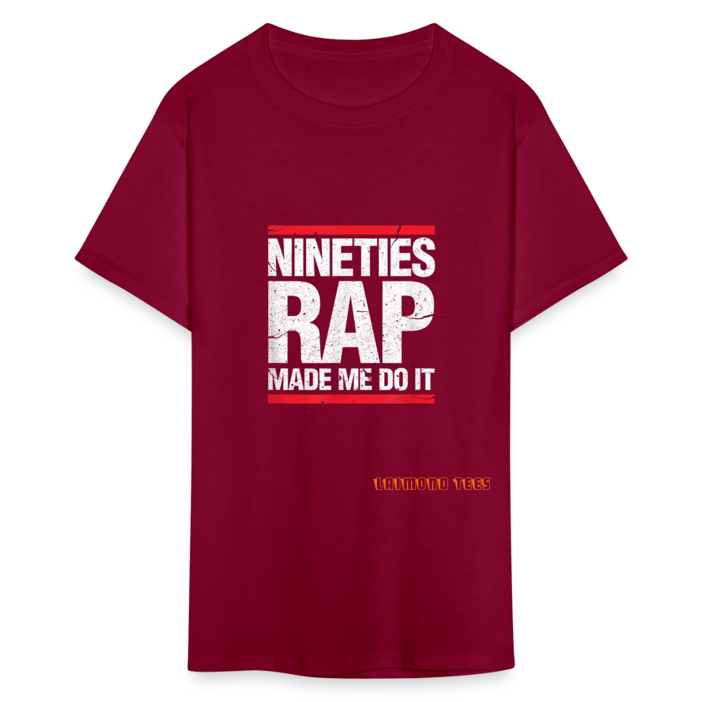 Nineties Rap Unisex Classic T-Shirt - burgundy