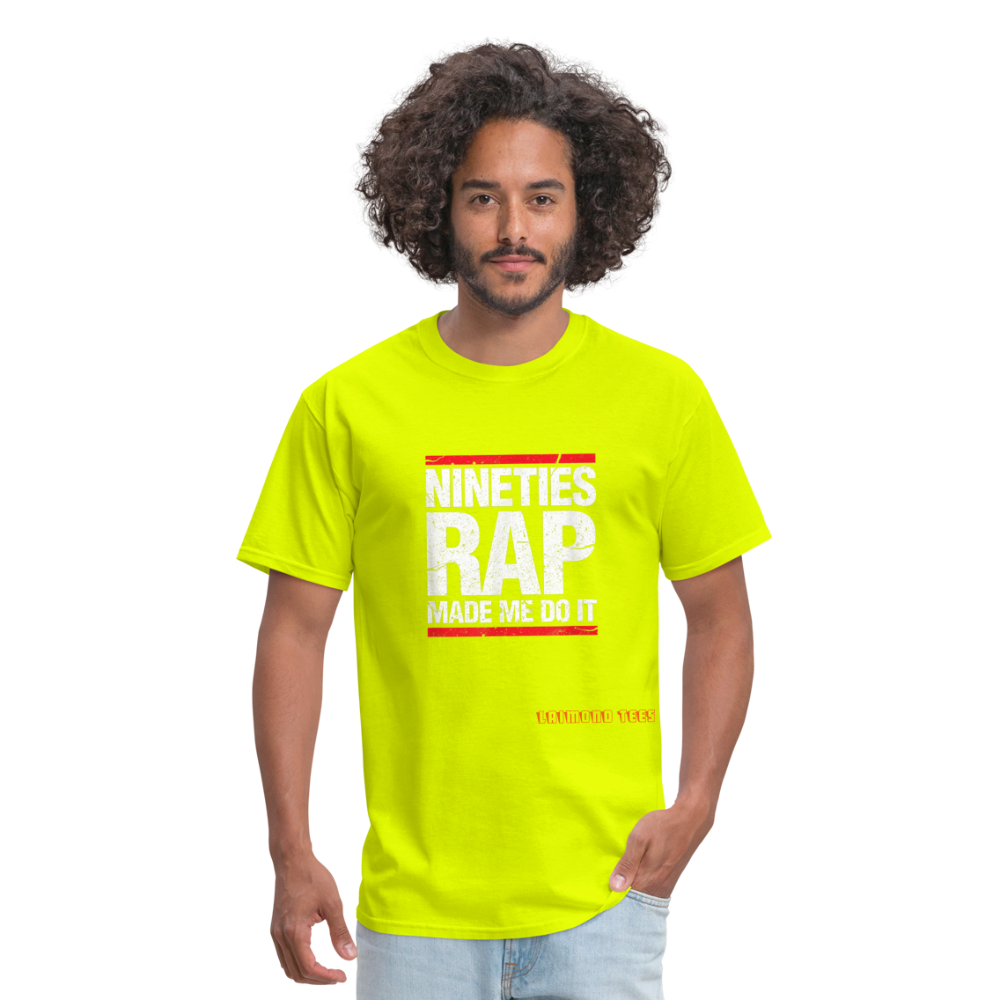 Nineties Rap Unisex Classic T-Shirt - safety green