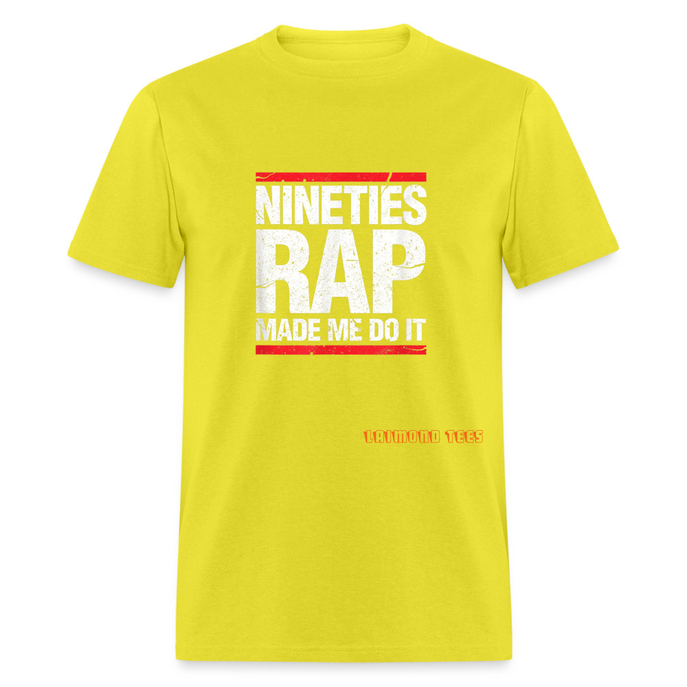 Nineties Rap Unisex Classic T-Shirt - yellow
