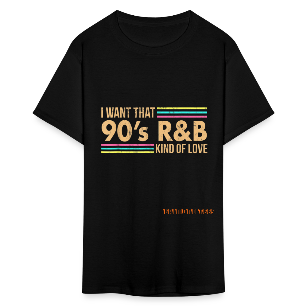 90s R&B Unisex Classic T-Shirt - black
