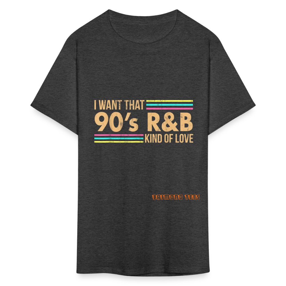 90s R&B Unisex Classic T-Shirt - heather black