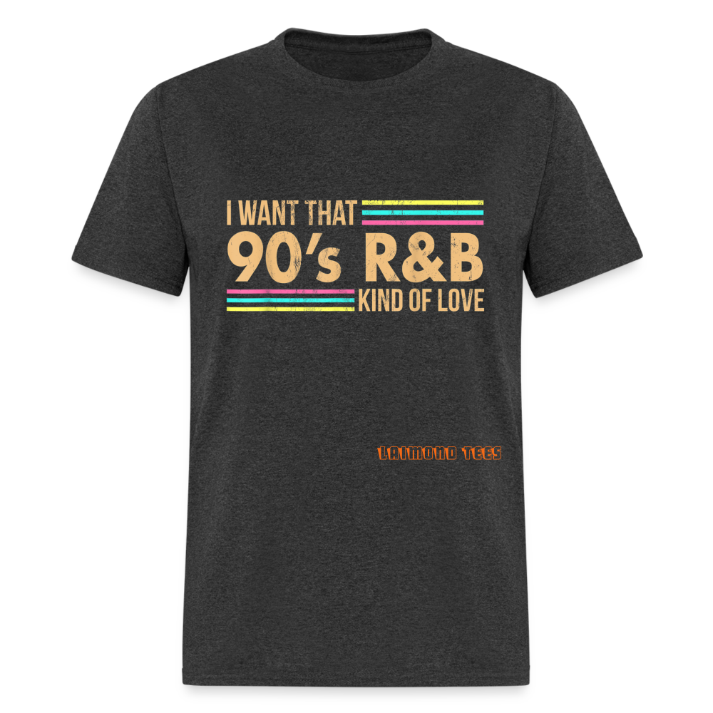 90s R&B Unisex Classic T-Shirt - heather black