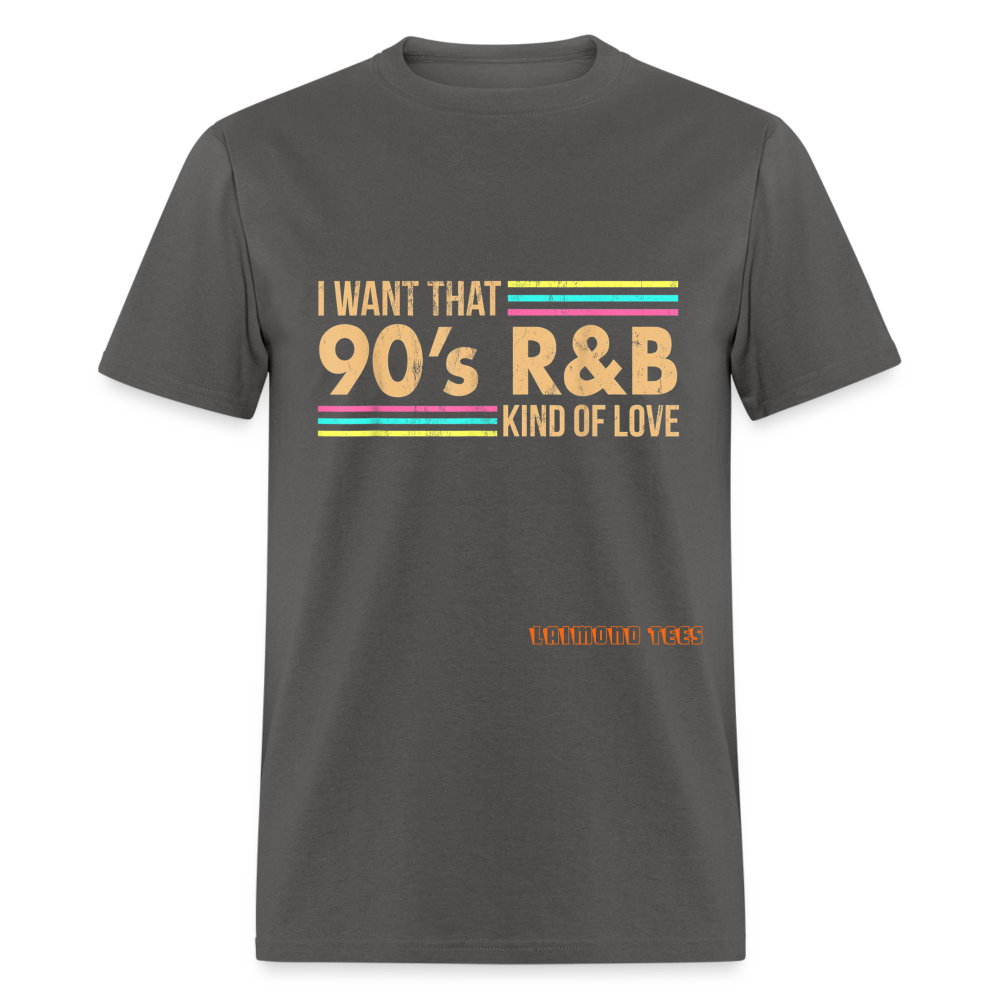 90s R&B Unisex Classic T-Shirt - charcoal