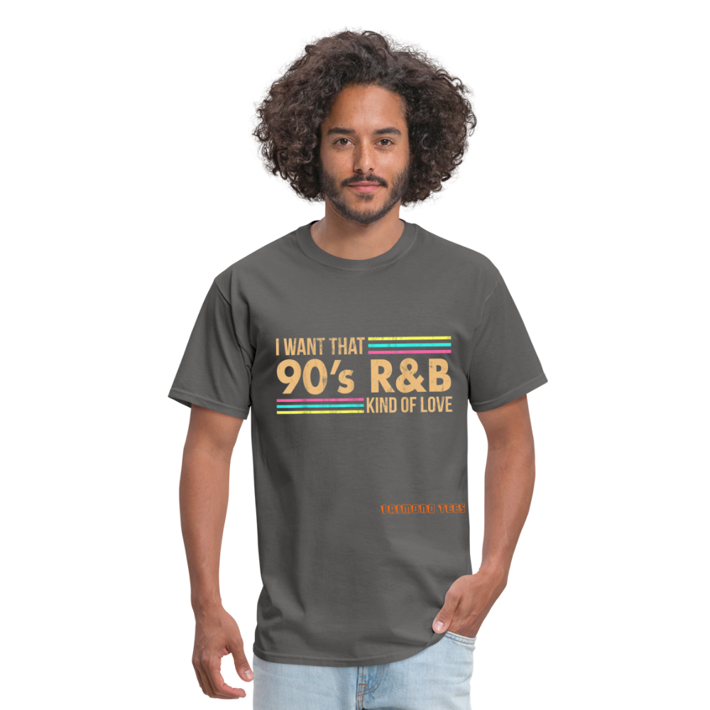 90s R&B Unisex Classic T-Shirt - charcoal