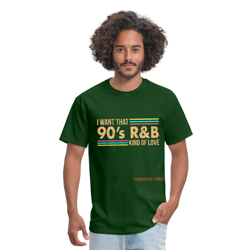 90s R&B Unisex Classic T-Shirt - forest green