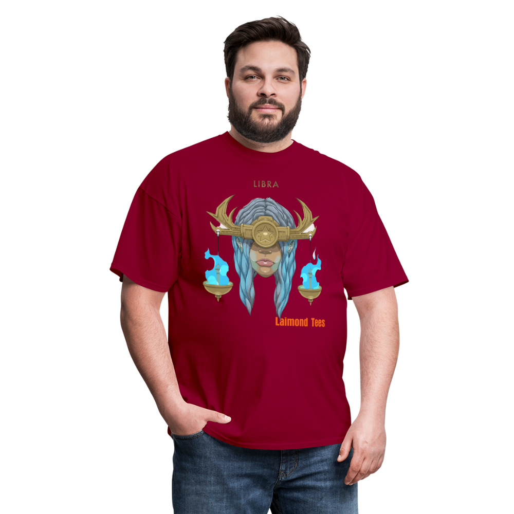Libra/Unisex Classic T-Shirt - dark red