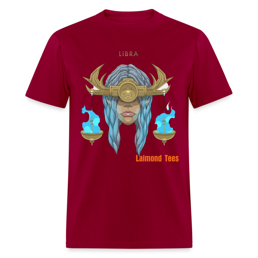 Libra/Unisex Classic T-Shirt - dark red
