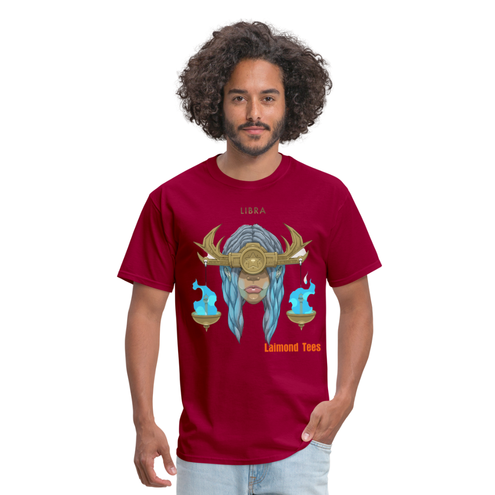 Libra/Unisex Classic T-Shirt - dark red