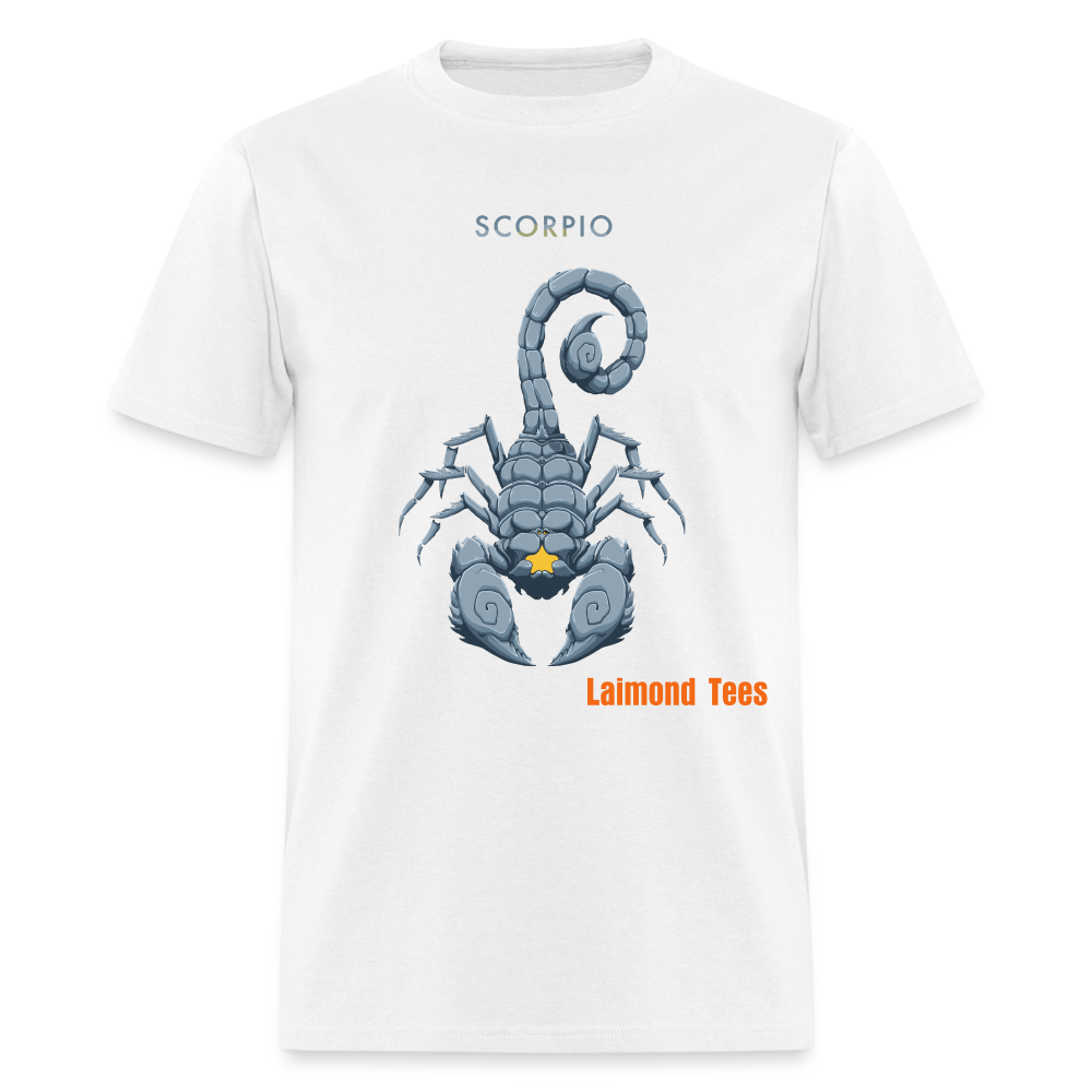 Scorpio/Unisex Classic T-Shirt - white