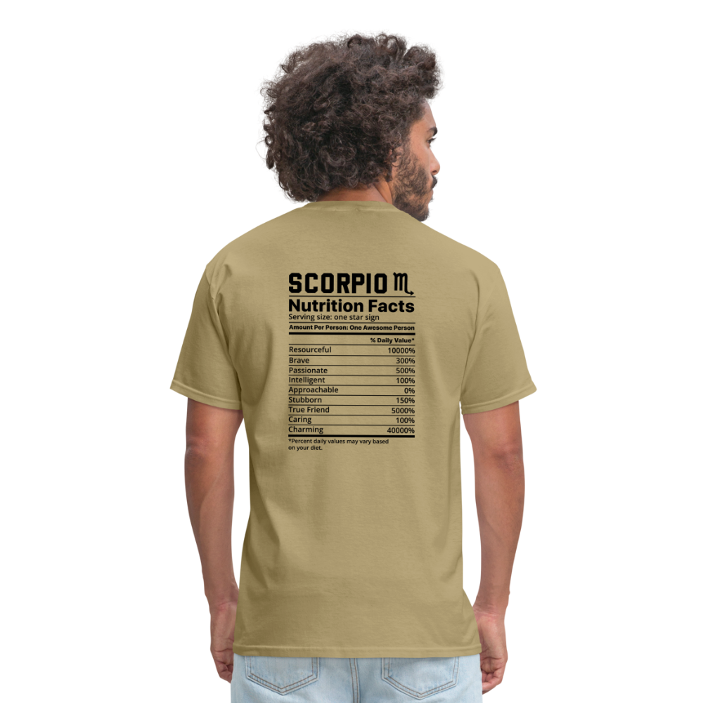 Scorpio/Unisex Classic T-Shirt - khaki