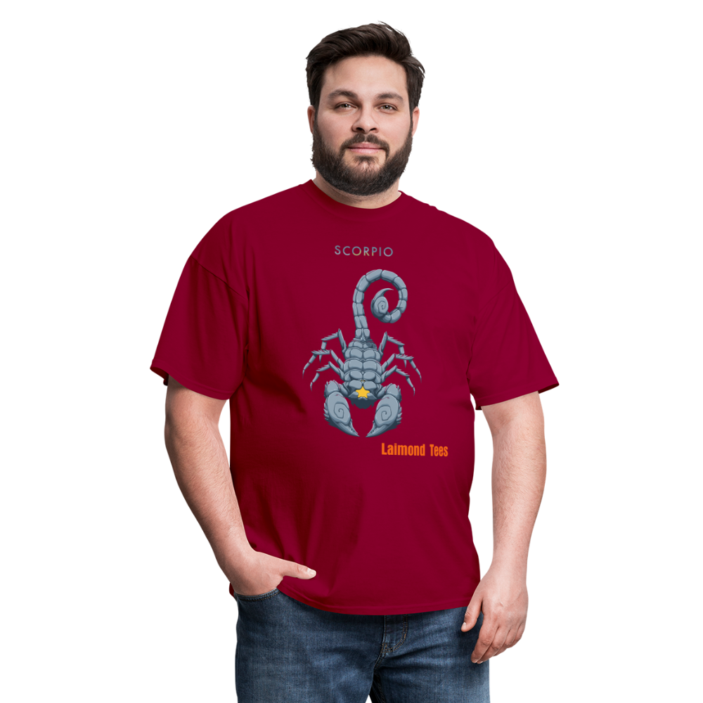 Scorpio/Unisex Classic T-Shirt - dark red