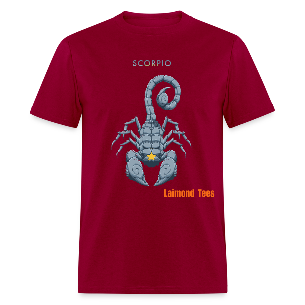 Scorpio/Unisex Classic T-Shirt - dark red