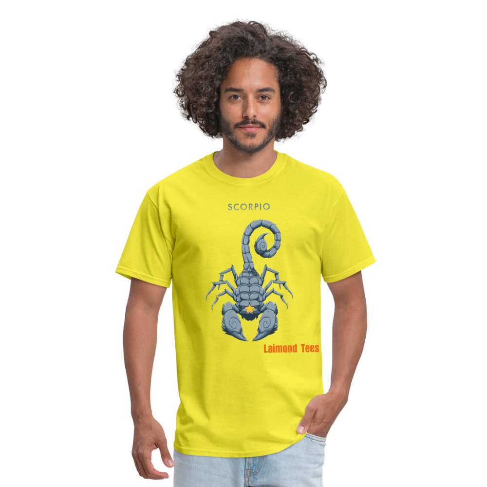 Scorpio/Unisex Classic T-Shirt - yellow