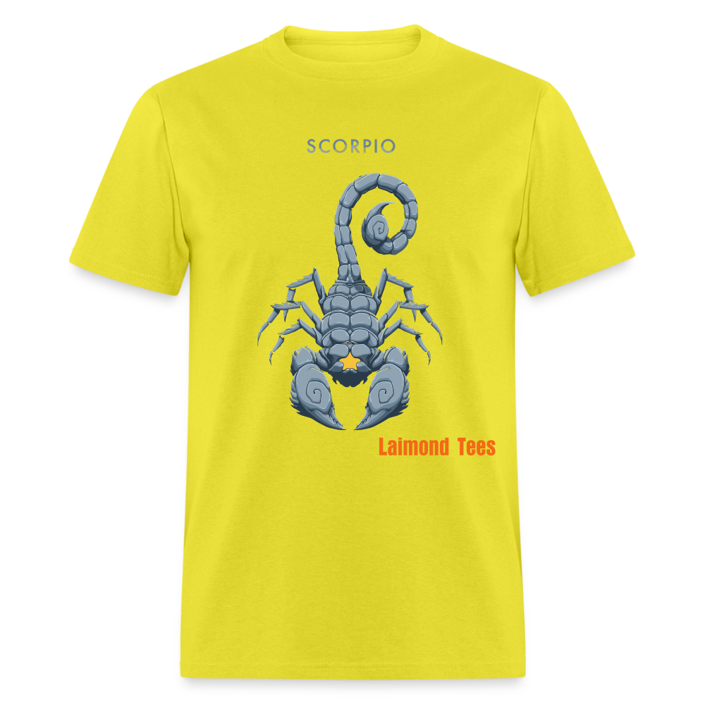Scorpio/Unisex Classic T-Shirt - yellow