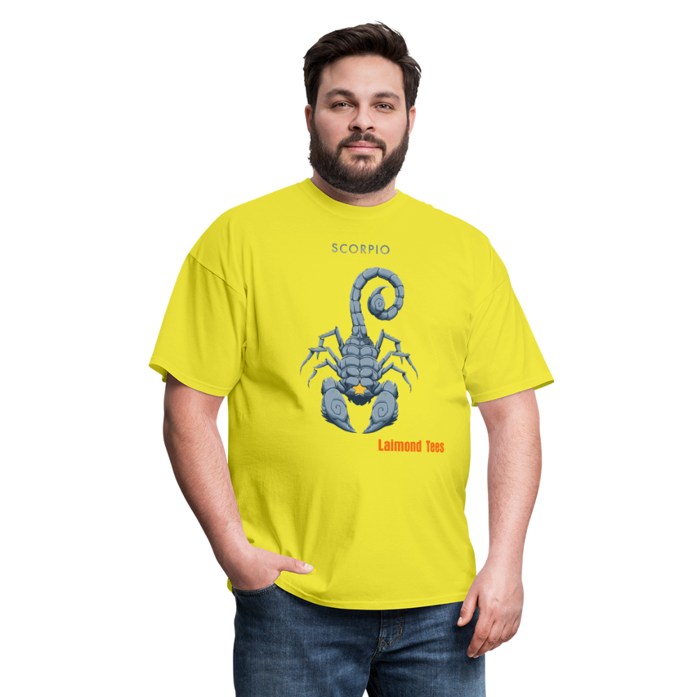 Scorpio/Unisex Classic T-Shirt - yellow